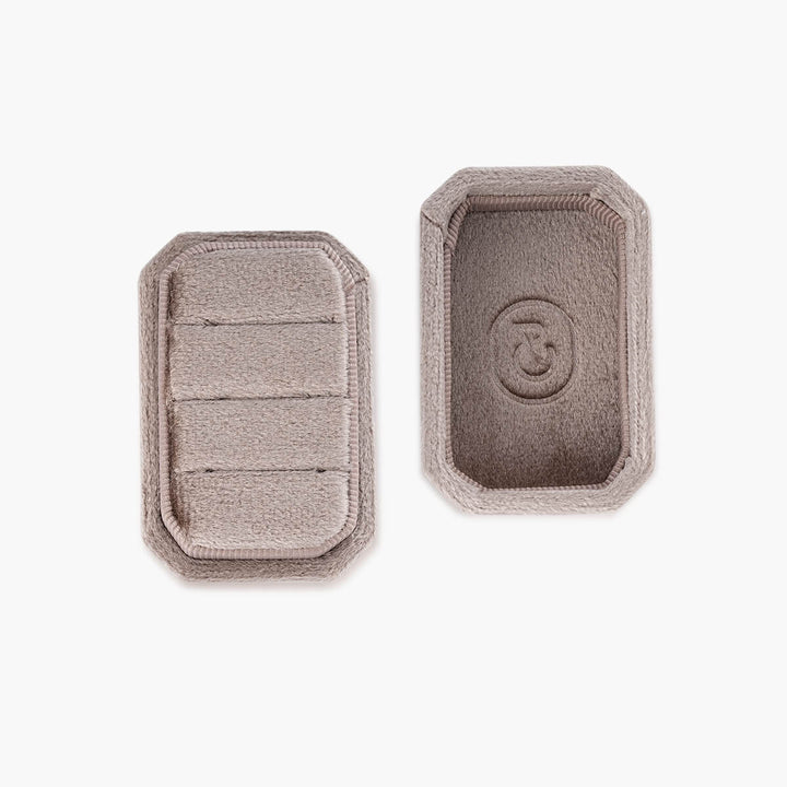Velvet Trio Slot Ring Box