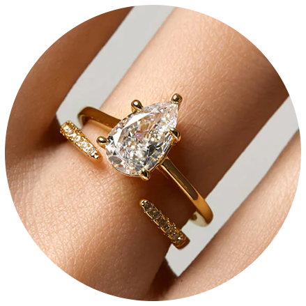 Pear Engagement Ring