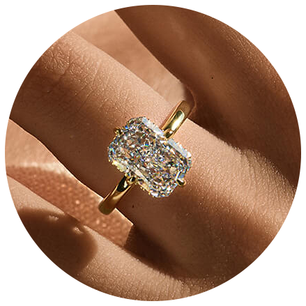 Radiant Engagement Rings