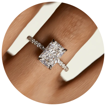 Radiant Engagement Rings