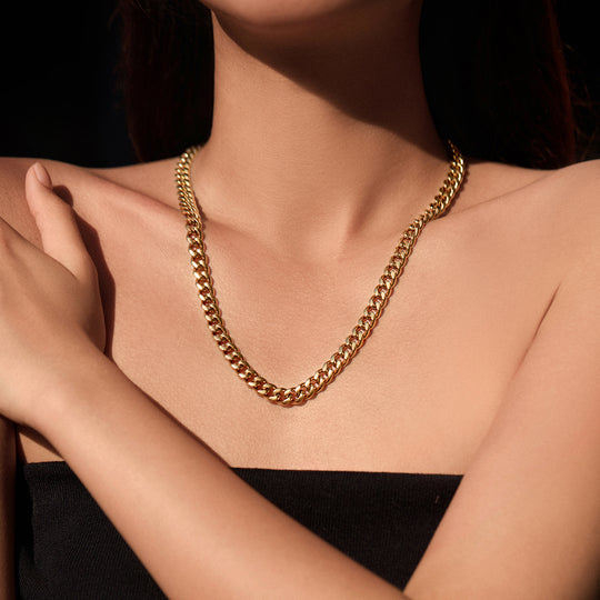 Curb Chain Necklace 8mm