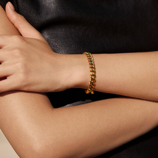 Cuban Link Chain Bracelet 8mm