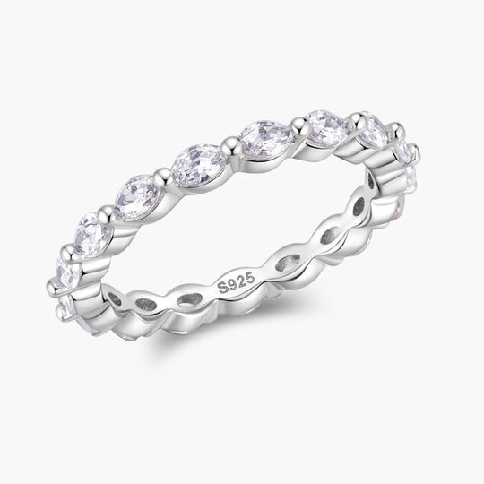 Petite Side Marquise Band