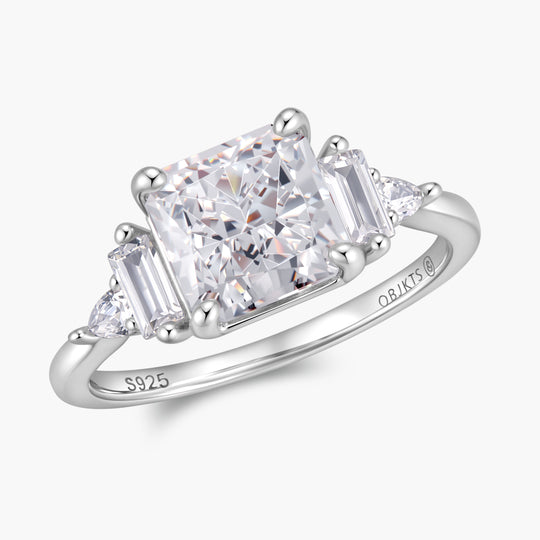 Crushed Ice Square Ring