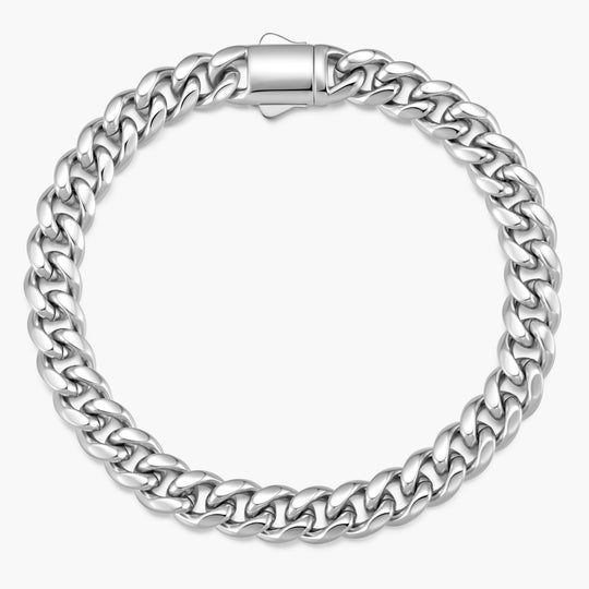 Cuban Link Chain Bracelet 8mm