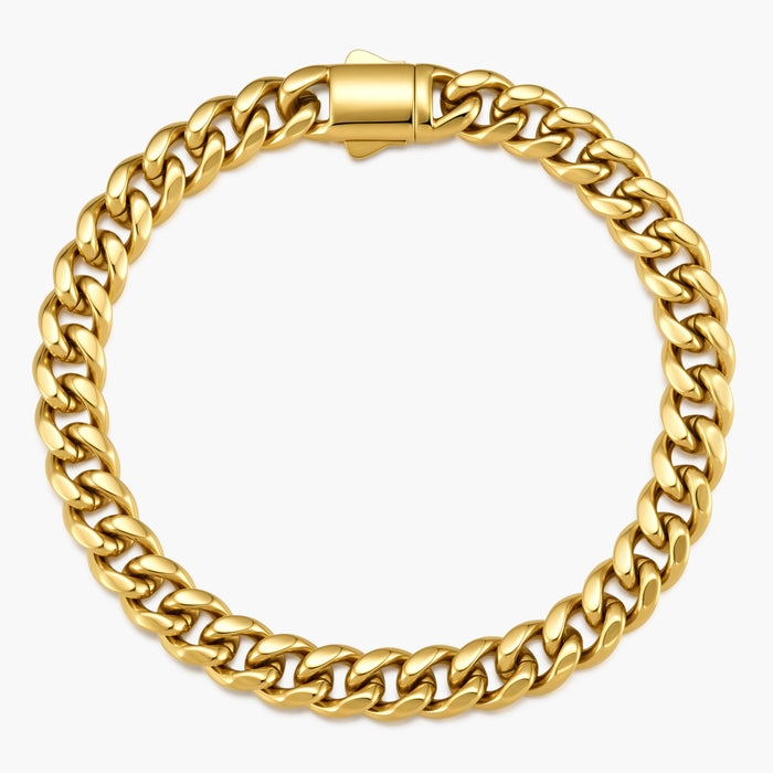 Cuban Link Chain Bracelet 8mm
