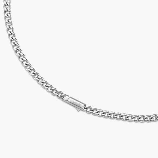 Classic Round Curb Chain Necklace 5mm