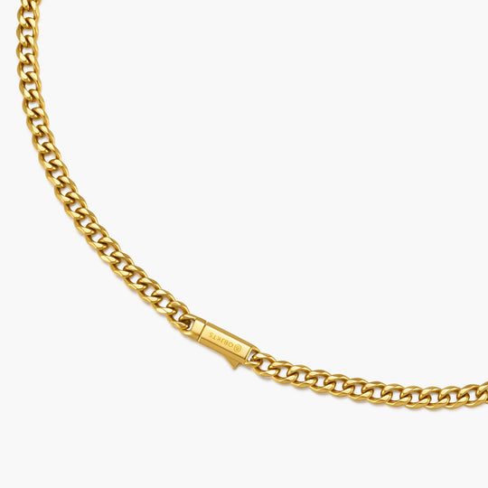 Classic Round Curb Chain Necklace 5mm