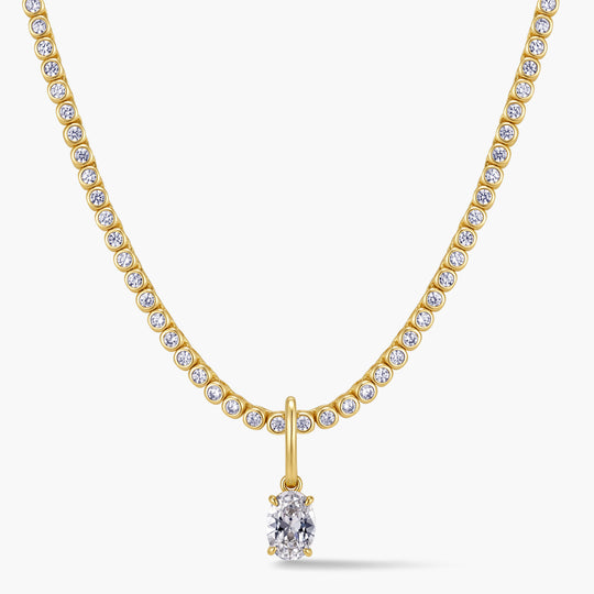 Oval Pendant | Hinged Bail