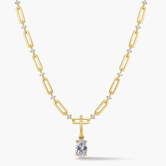 Oval Pendant | Hinged Bail