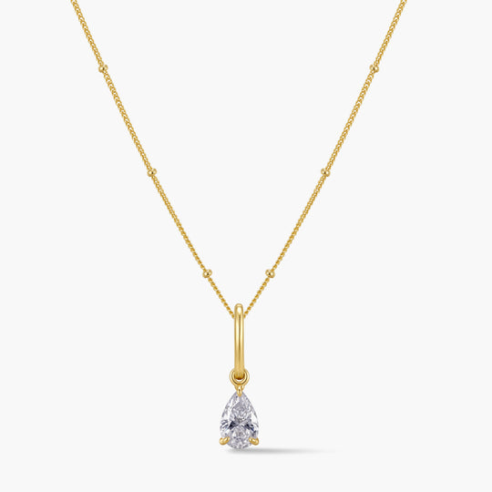 Pear Pendant | Hinged Bail