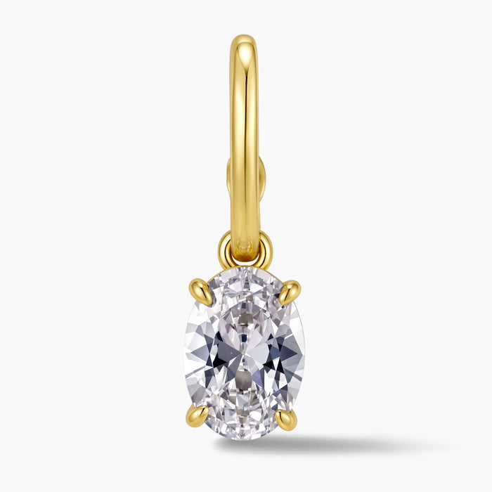 Oval Pendant | Hinged Bail
