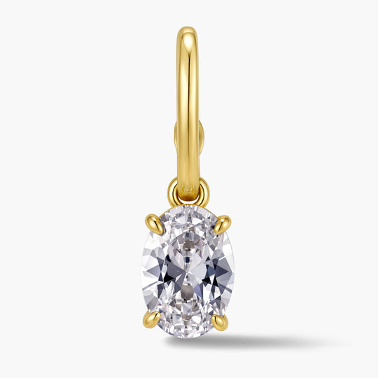 Oval Pendant | Hinged Bail