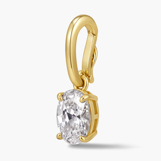Oval Pendant | Hinged Bail