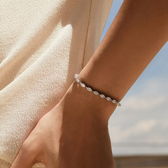 Marquise Tennis Bracelet