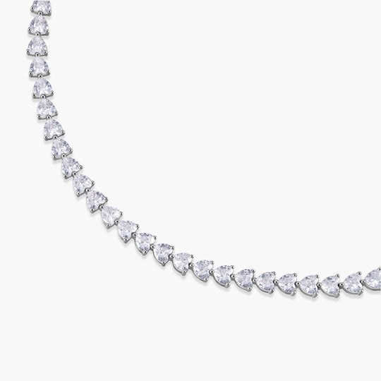Heart Tennis Bracelet