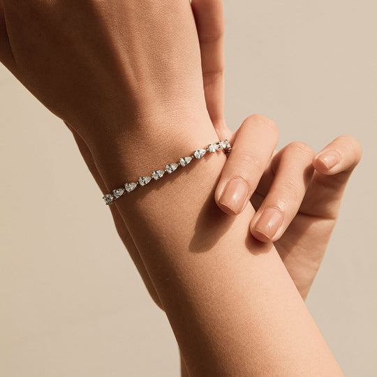 Pear Tennis Bracelet