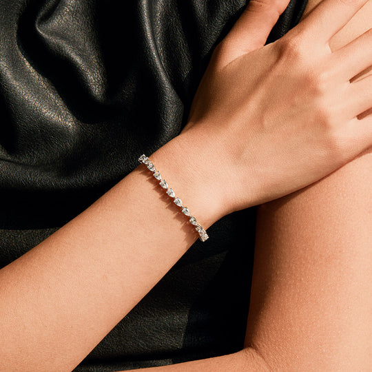 Pear Tennis Bracelet
