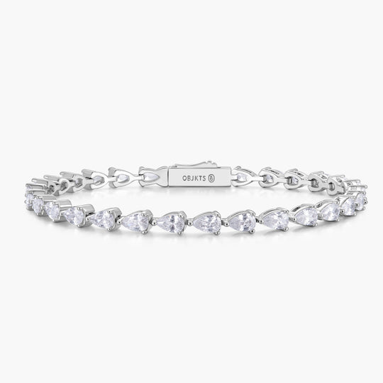 Pear Tennis Bracelet
