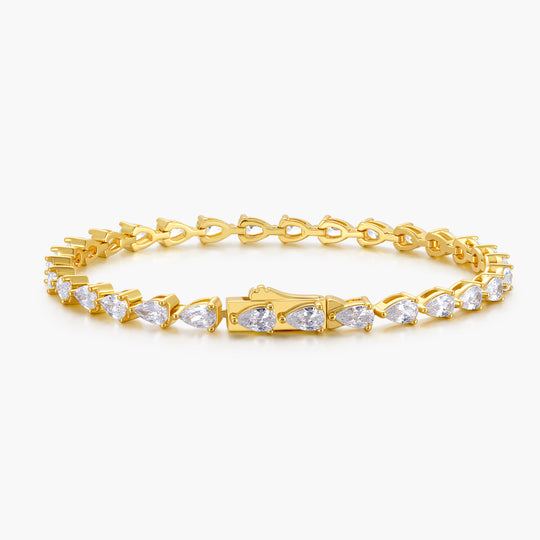 Pear Tennis Bracelet