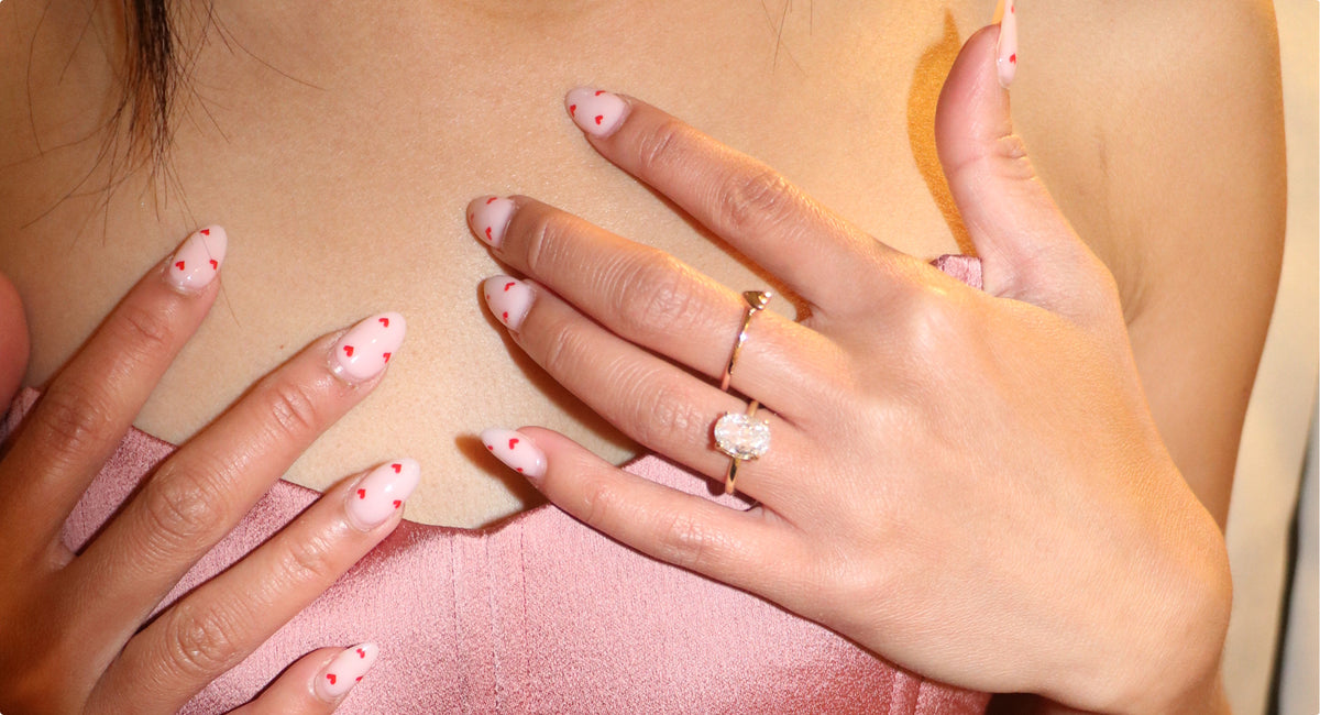 Customer wearing OBJKTS rings