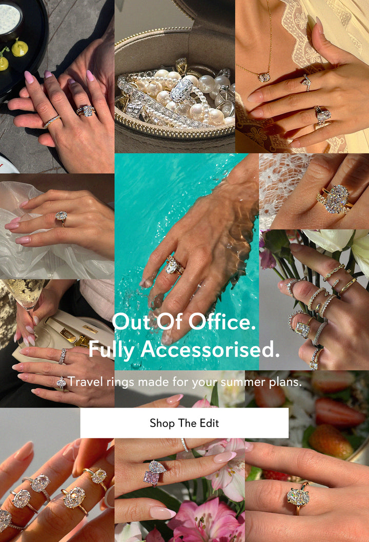 Out Of Office. Fully Accessorised. Travel rings made for your summer plans.