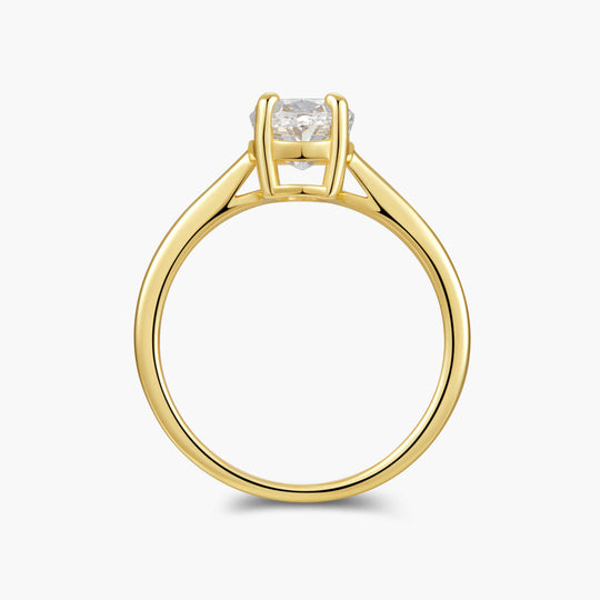 Oval Solitaire Ring