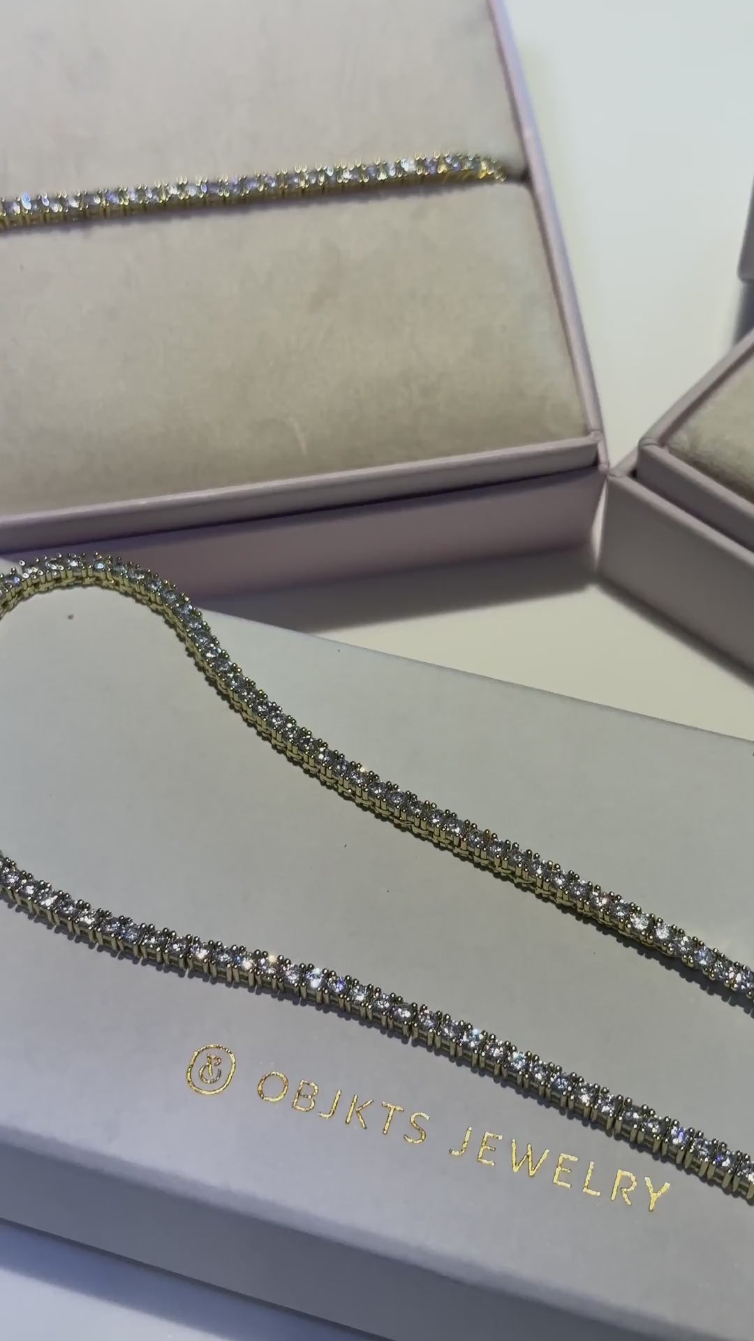 Customer video 1: OBJKTS tennis jewellery worn in real life