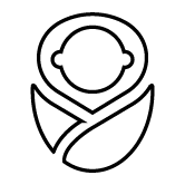 Birth of a child icon
