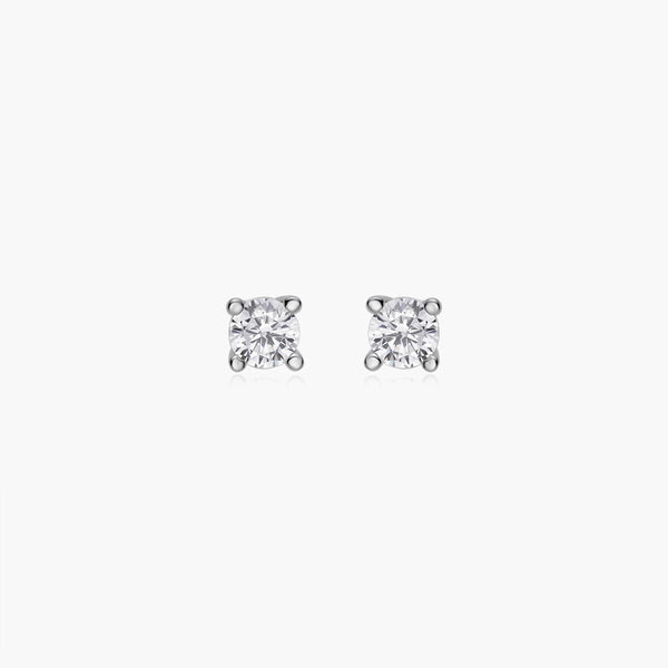 Dainty Round Stud Earrings