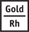 Gold or Rhodium Plated Finish