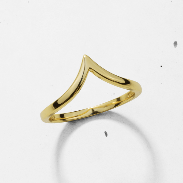 Wishbone V | Stacking Ring