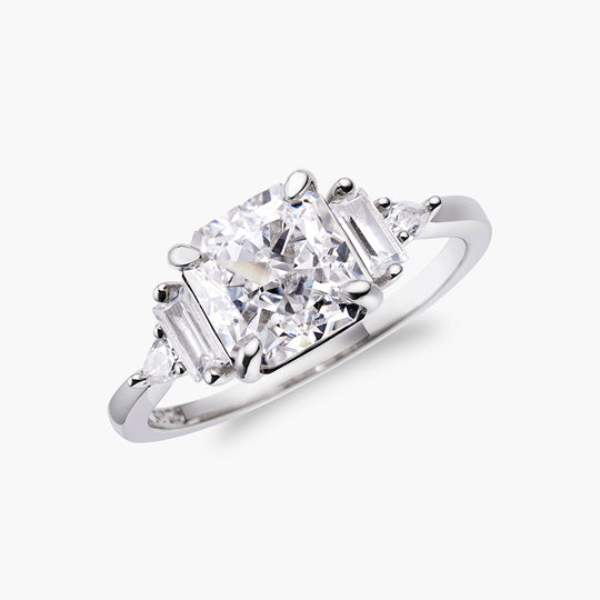 Crushed Ice Square Ring