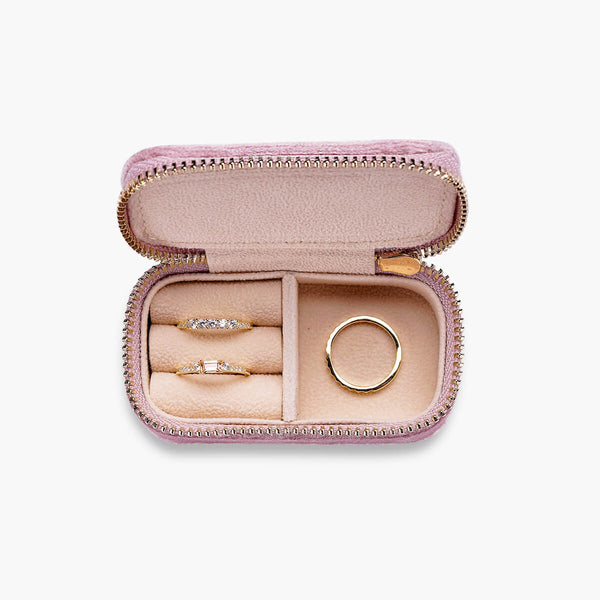 Mini Velvet Jewellery Travel Organiser Case Promo