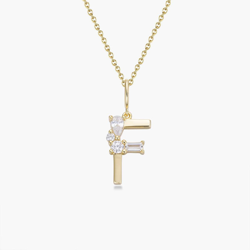 Initial Necklace | Gold