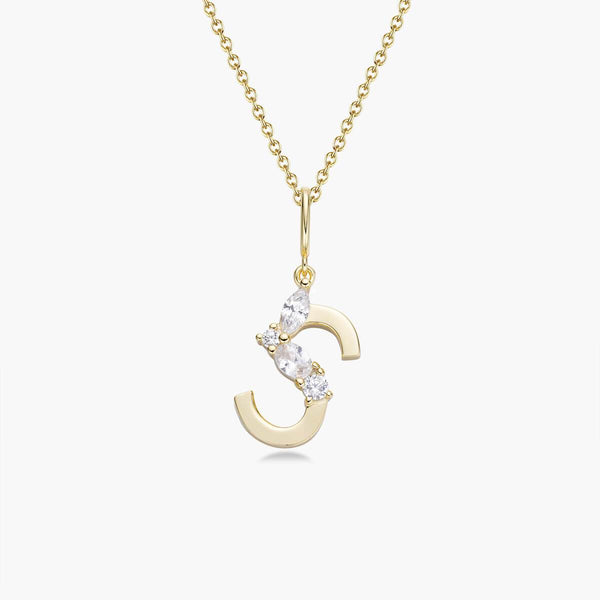 Initial Necklace | Gold