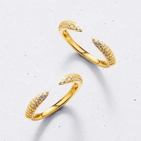 Claw Ring Set (2 pieces)