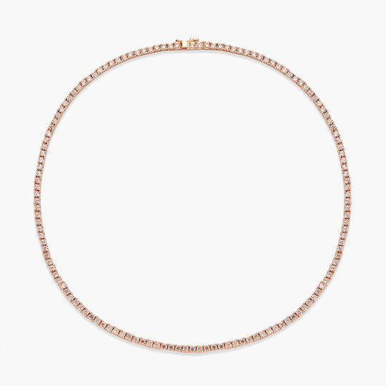 Coloured Tennis Necklace 2.5mm