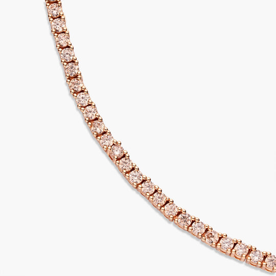 Coloured Tennis Necklace 2.5mm