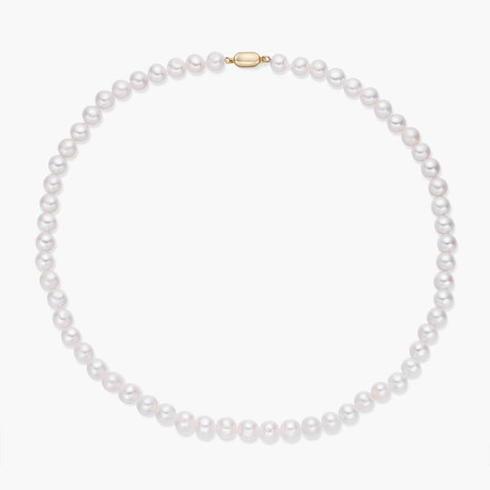 Round Pearl Necklace
