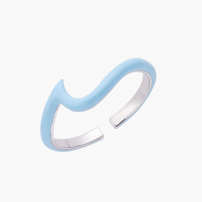 Enamel Wave Ring | Top Stacker