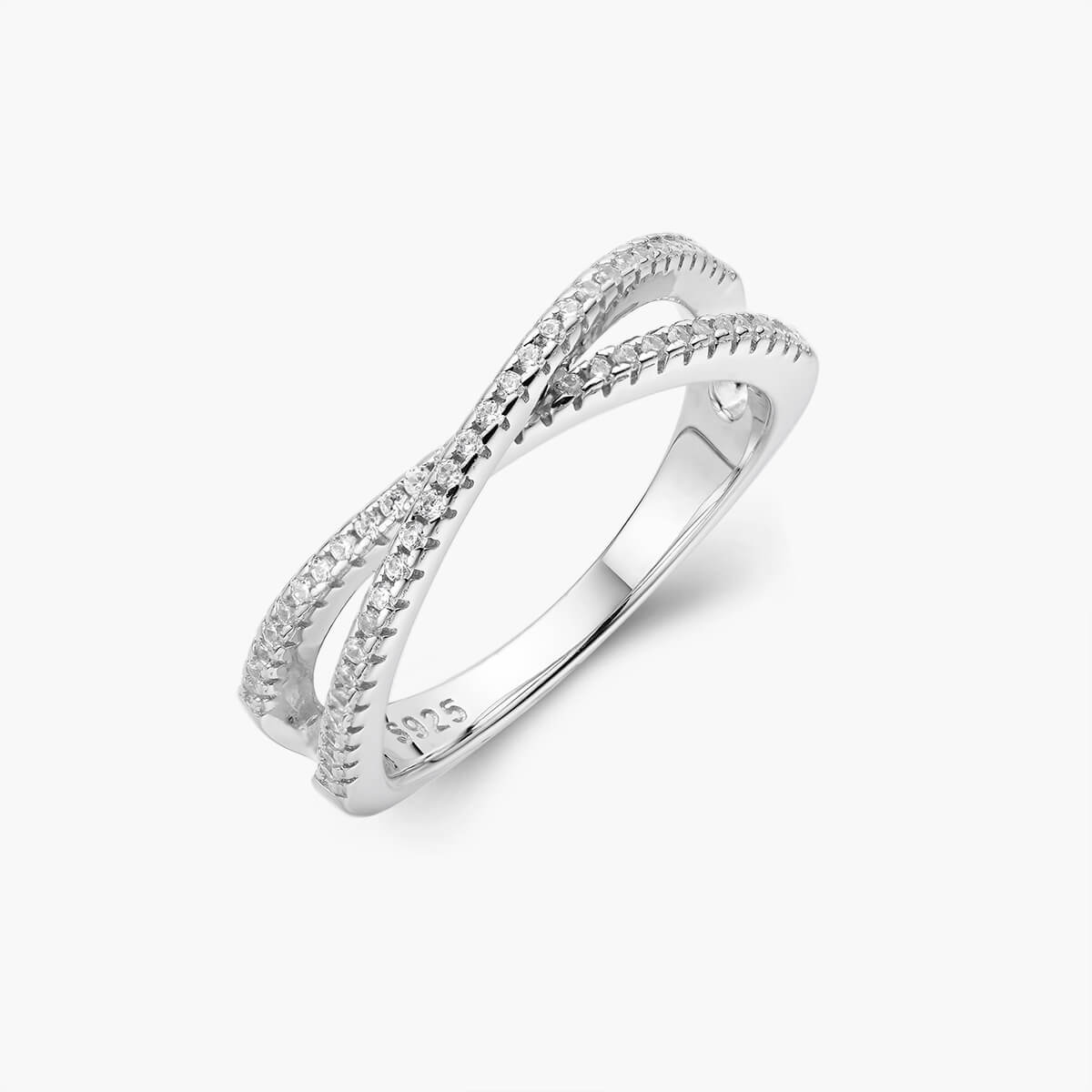 Aran Jewels | Rings | X ring Silver ring