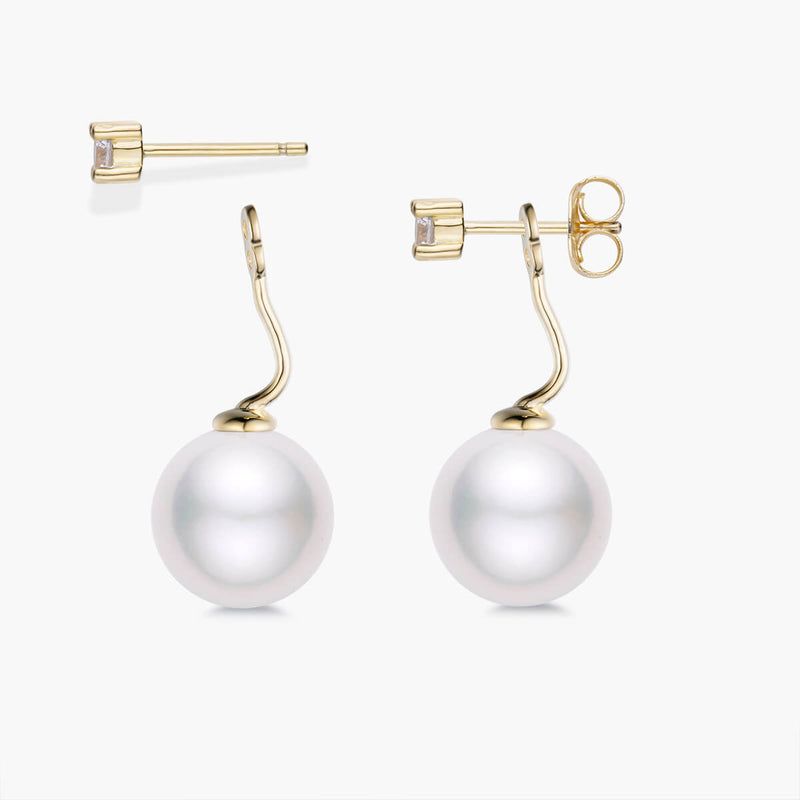 Pearl Ear Jacket - Round